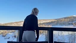 Eva Elfie - Creampie In Snow Mountains