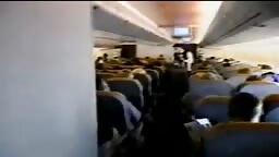 Teen takes cock on a plane!!